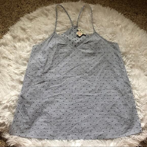 MADEWELL • Pointelle Pinstriped String Tank Top - Picture 5 of 6